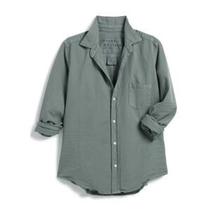 Frank & Eileen Olive Green Barry Tailored Button Up Shirt